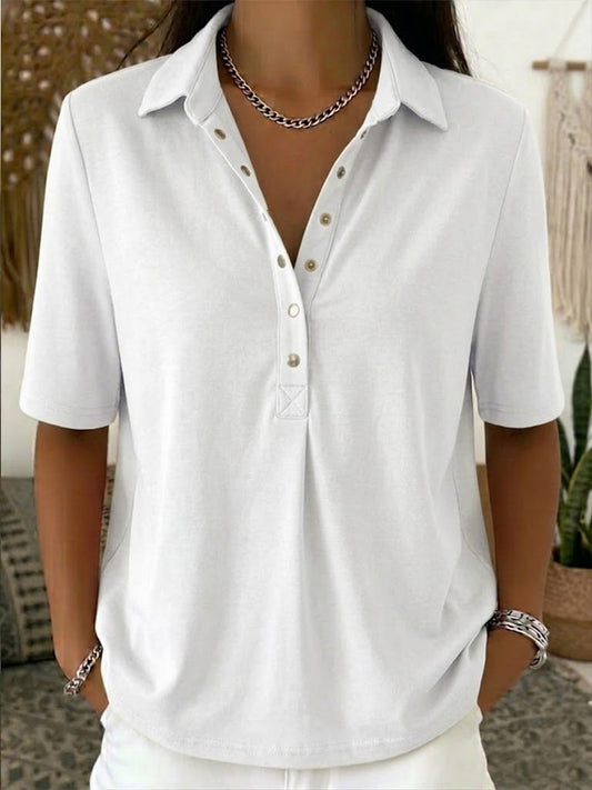 Casual Cotton Polo T-shirt