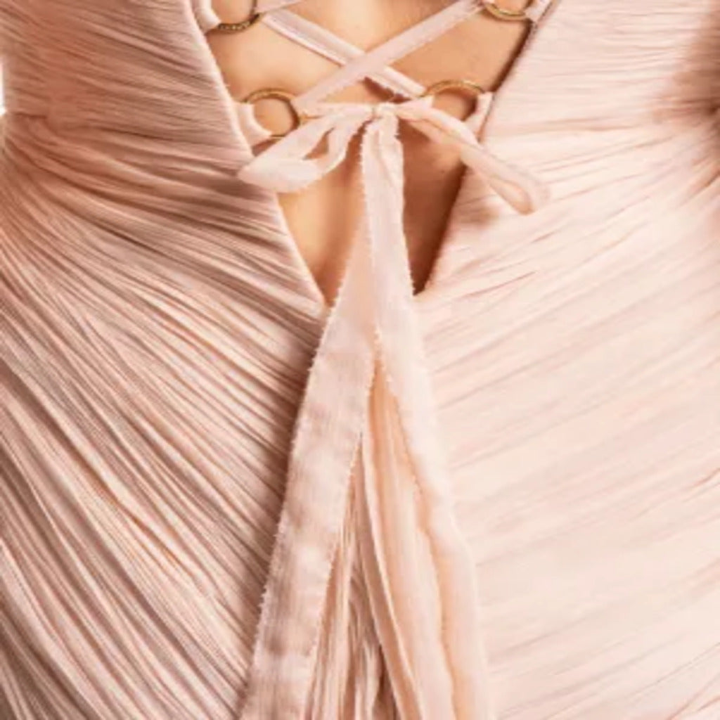 👗 Abito Lungo Monospalla Rosa