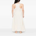 👗 Abito Lungo Senza Maniche Bianco Crema