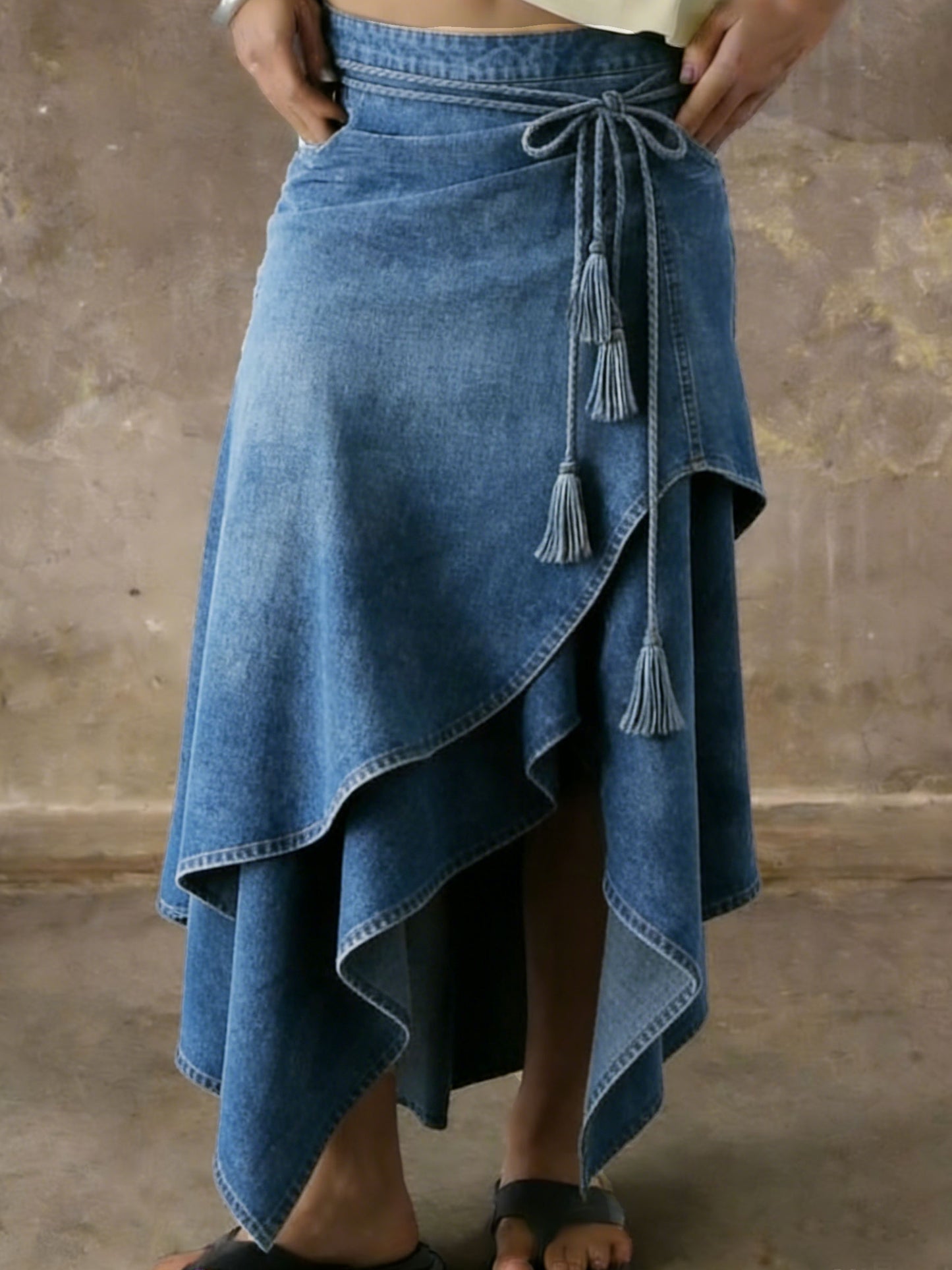 Women’s Chic Stylish Casual Denim Skirt