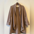 Cardigan Blazer Sfoderato Donna Taglio Cascata