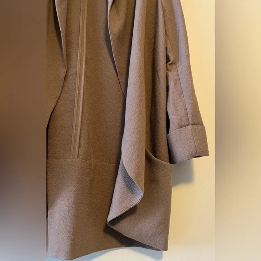 Cardigan Blazer Sfoderato Donna Taglio Cascata